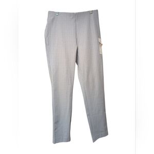 NWT A New Day Trouser Stretch Pants Plaid Skinny Ankle Length 6R